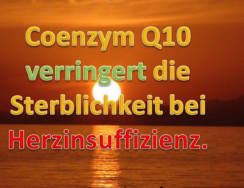 Q10 bei Herzproblemen - hier. Herzinsuffizienz
