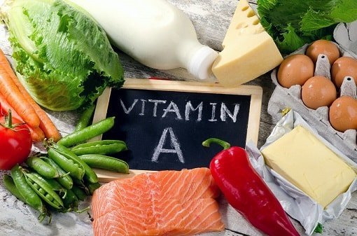 vitamin a lebensmittel 123rf 61624667 Tatjana Baibakova