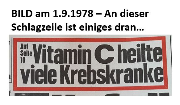 vitamin c heilt krebs