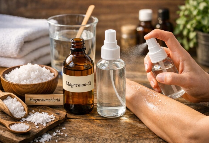 Magnesium-Öl selbst herstellen: einfach und kostengünstig