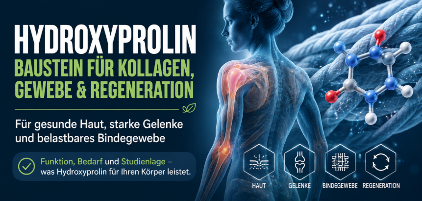 Hydroxyprolin – Schlüsselbaustein für Bindegewebe, Haut und Gelenke 1 Hydro