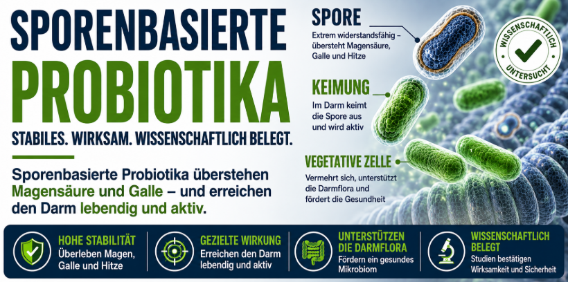 Sporenbasierte Probiotika – Revolution oder gut verpackter Hype? 1 Probiotika