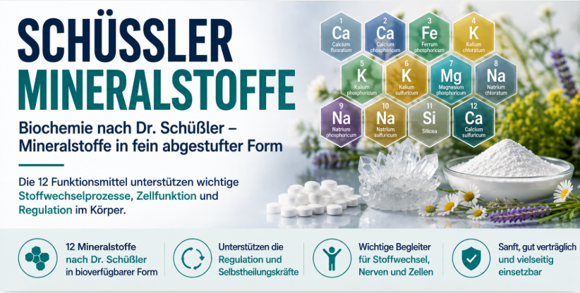 Schüssler Mineralstoffe 1 Schuessler