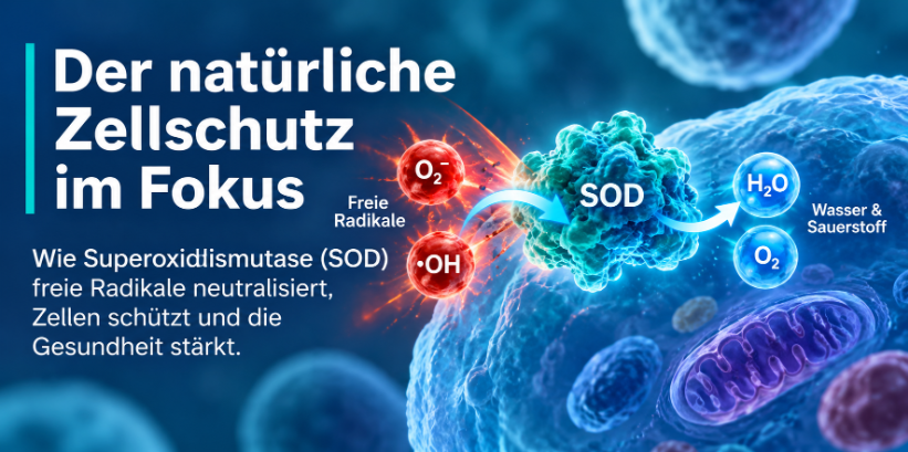 Superoxiddismutase (SOD) – das Methusalem-Enzym: Zellschutz & Anti-Aging 7