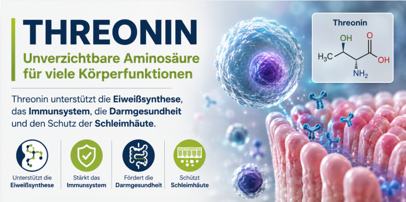 Threonin – Essenzielle Aminosäure für Immunsystem, Bindegewebe und Lebergesundheit 5 Threonin