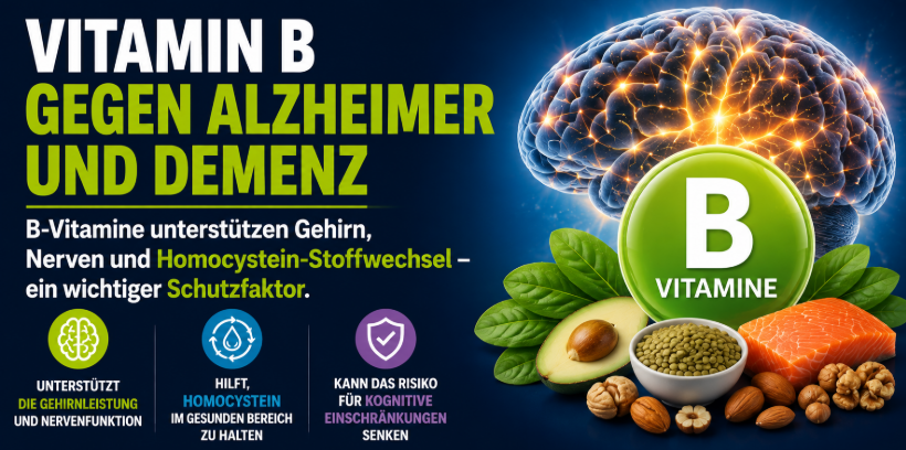 Vitamine B-Gruppe gegen Demenz und Alzheimer? 2 Vitamine B