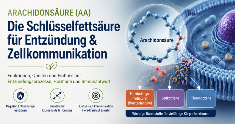 Arachidonsäure - Hier wissenschaftlich fundiert: Fakten, Studien & Bewertung 3 asd